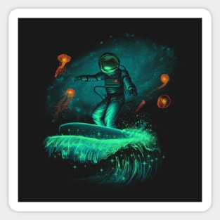 Space Surfer Sticker